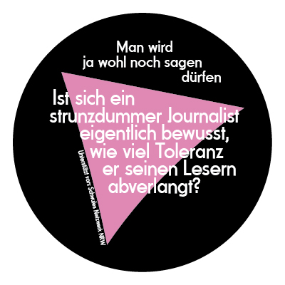 Ist sich ein strunzdummer Journalist eigentlich bewusst, wie viel Toleranz er seinen Lesern abverlangt?